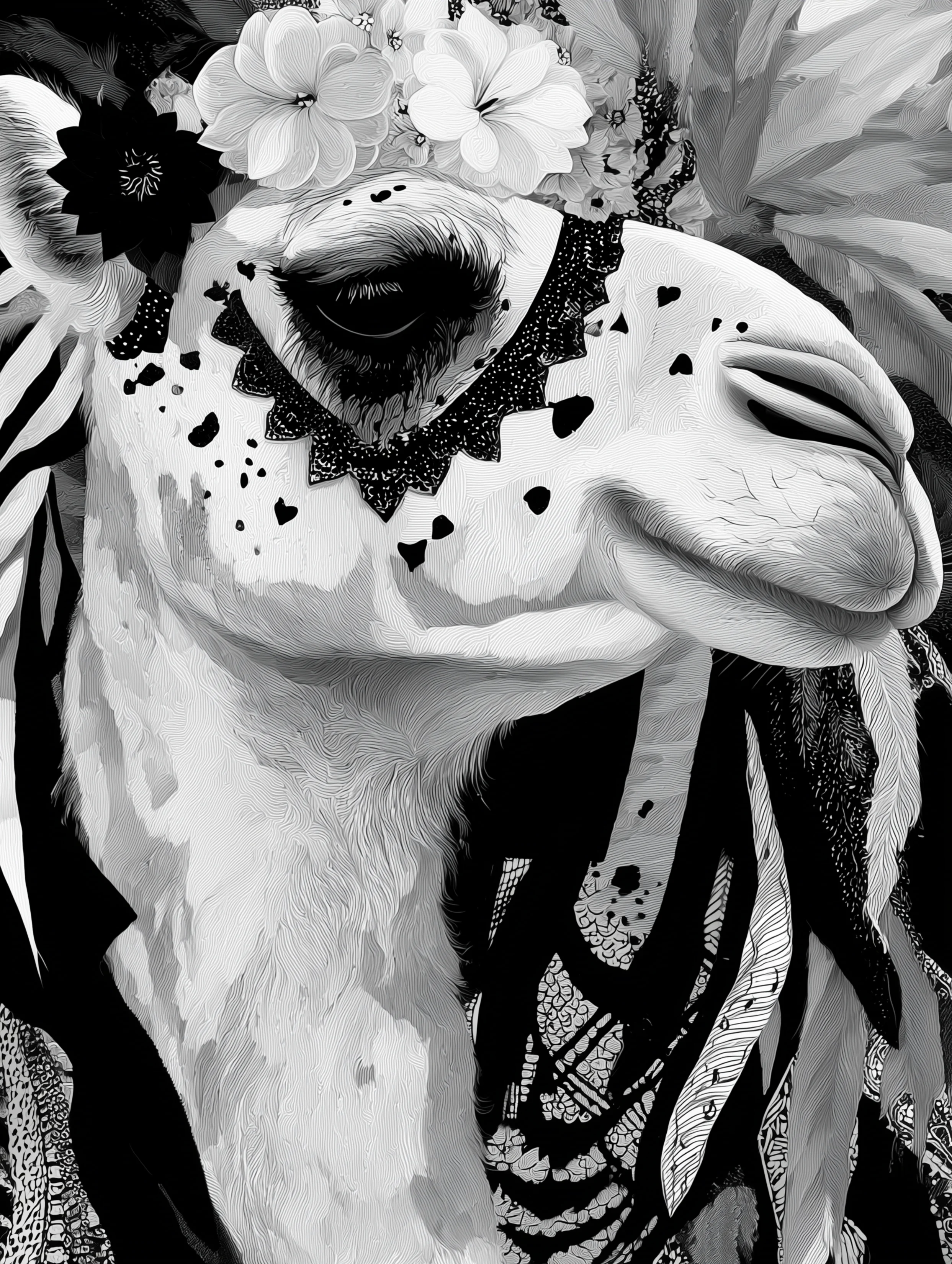 Free printable camel coloring page for adults featuring closeup camel face